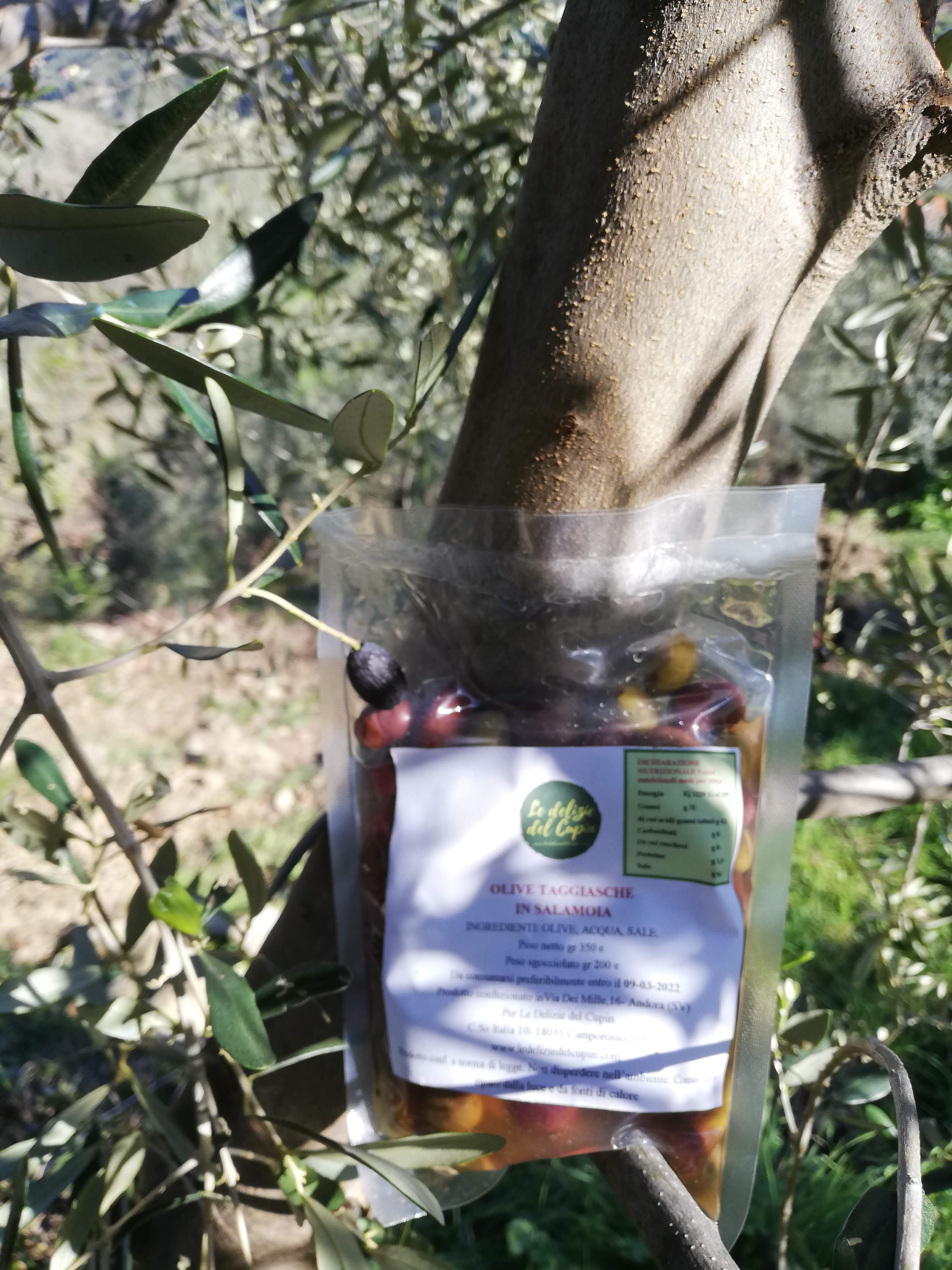 100% Taggiasca Olives in Brine 200g